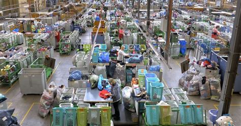 usine de recyclage vetement